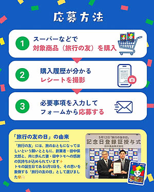 「旅行の友の日」記念日登録キャンペーン